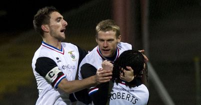 McKay: Struck twice to help Inverness beat Dundee